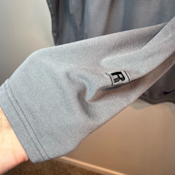 Patagonia Mens Polartec Pullover 1/2 Zip Shirt Gray Outdoor Baselayer FLAW Large - Picture 7 of 15